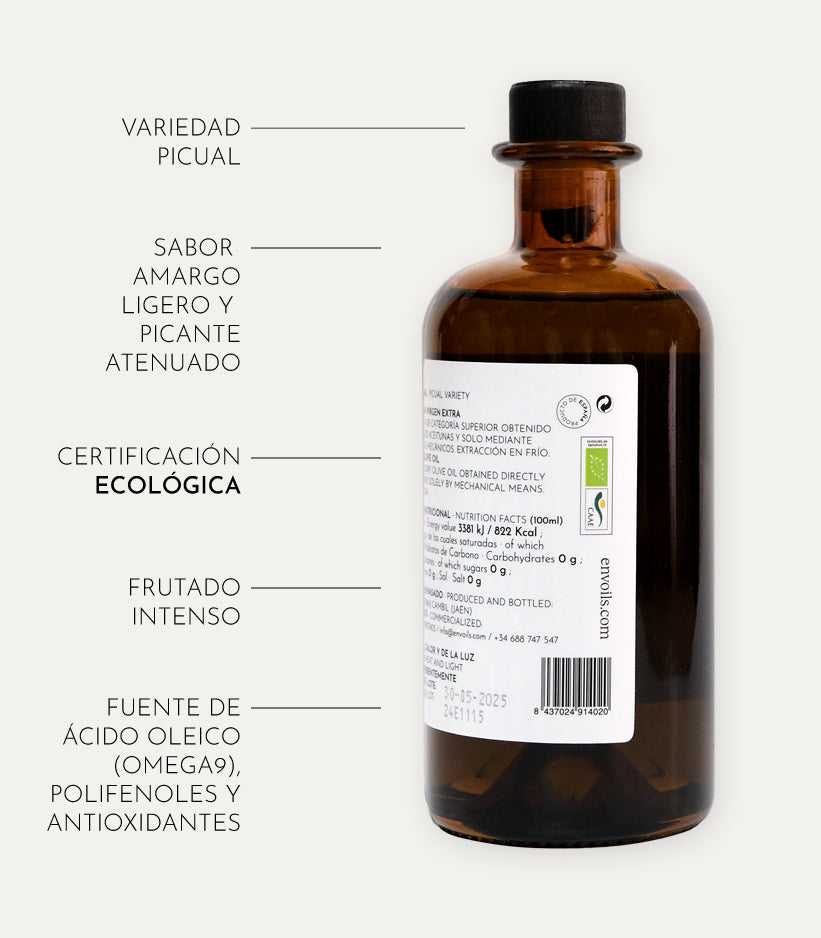 AOVE Premium Ecológico Picual 500ml